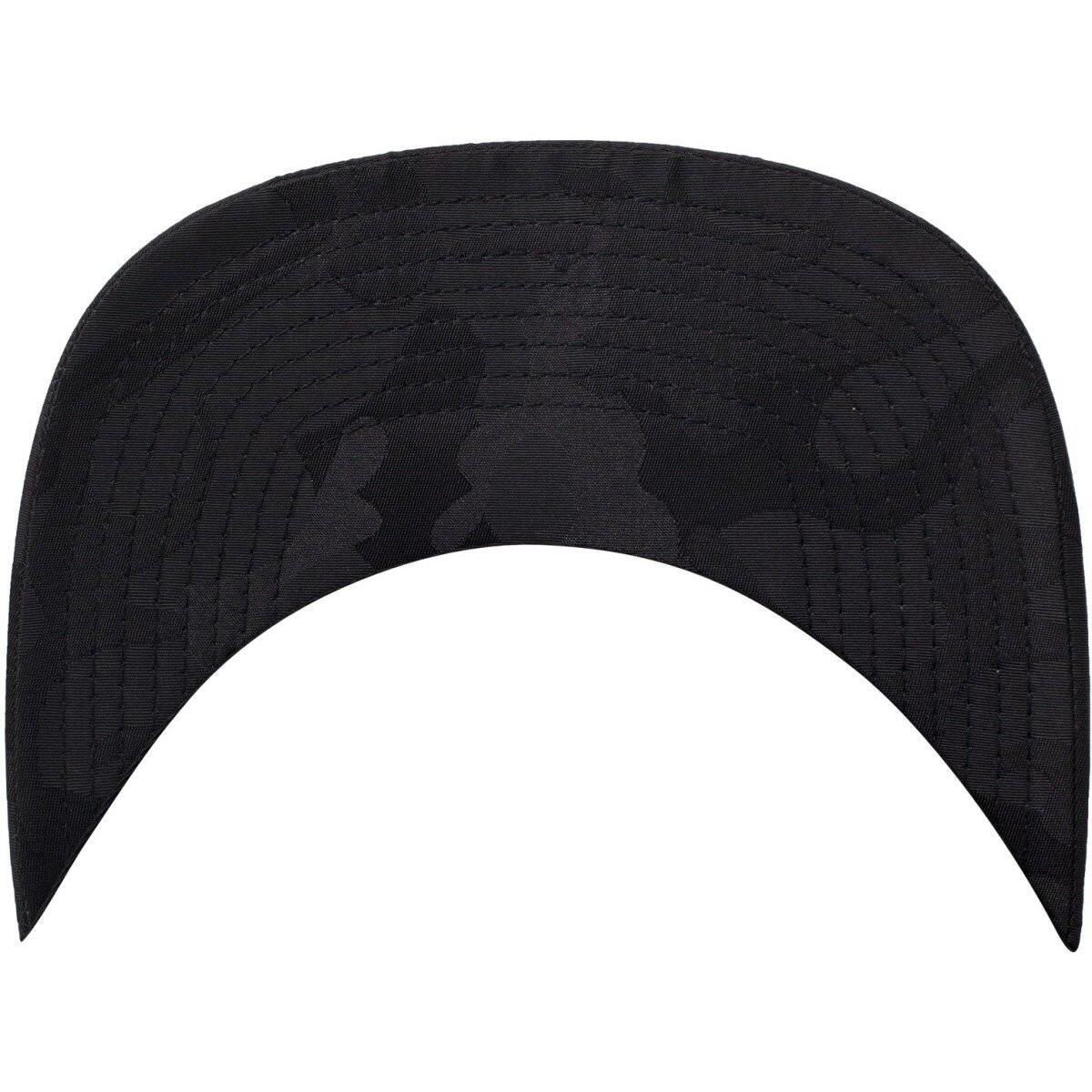 Casquette Ajustable Motif/style Camouflage Sur Visière (Noir) 3/4