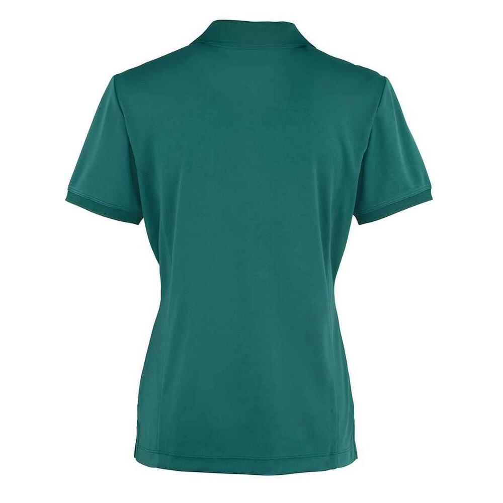 Polo de Coolchecker para Mujer Verde Botella 2/4