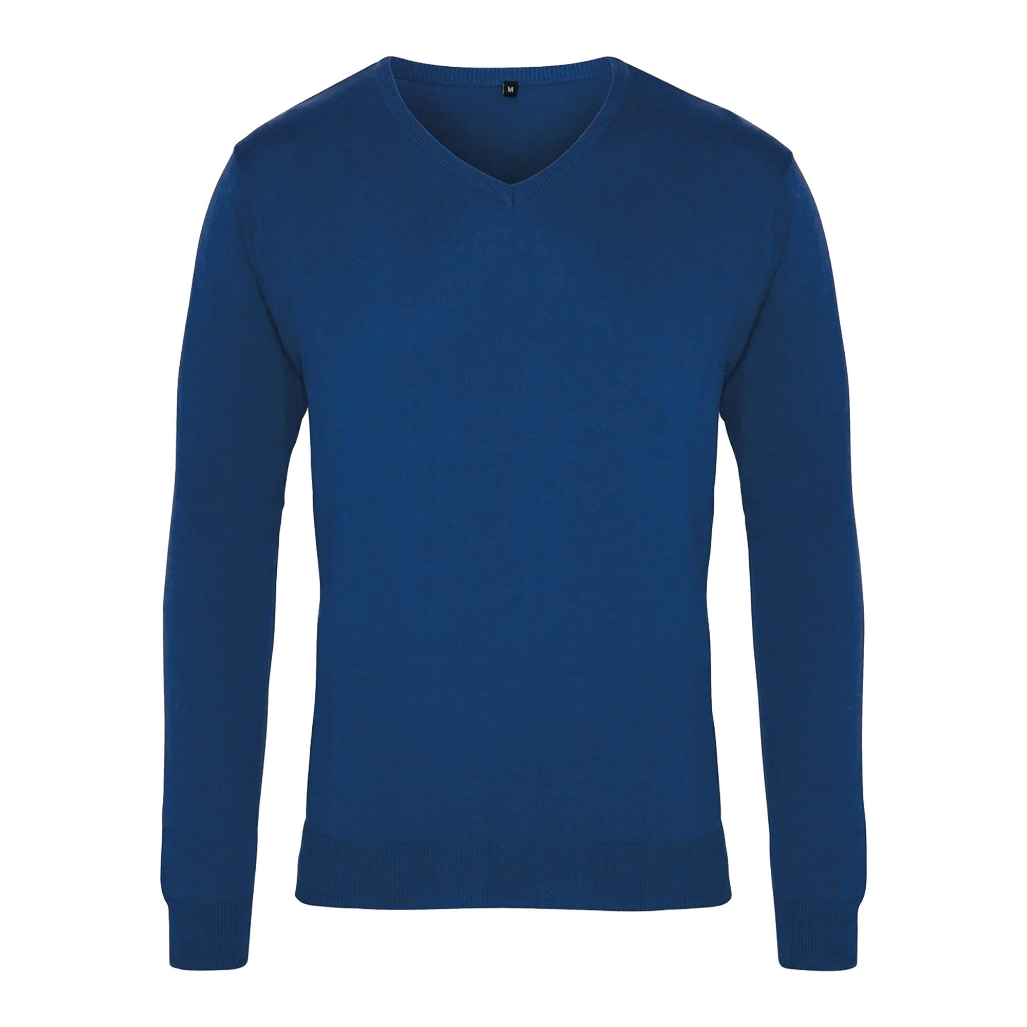 Sweter Męski Z Dzianiny Z Dekoltem V