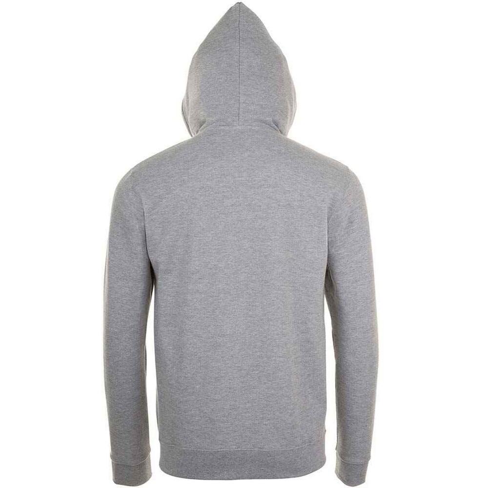 Felpa Con Cappuccio Adulto Unisex SOLS Stone Grigio Melange 2/4