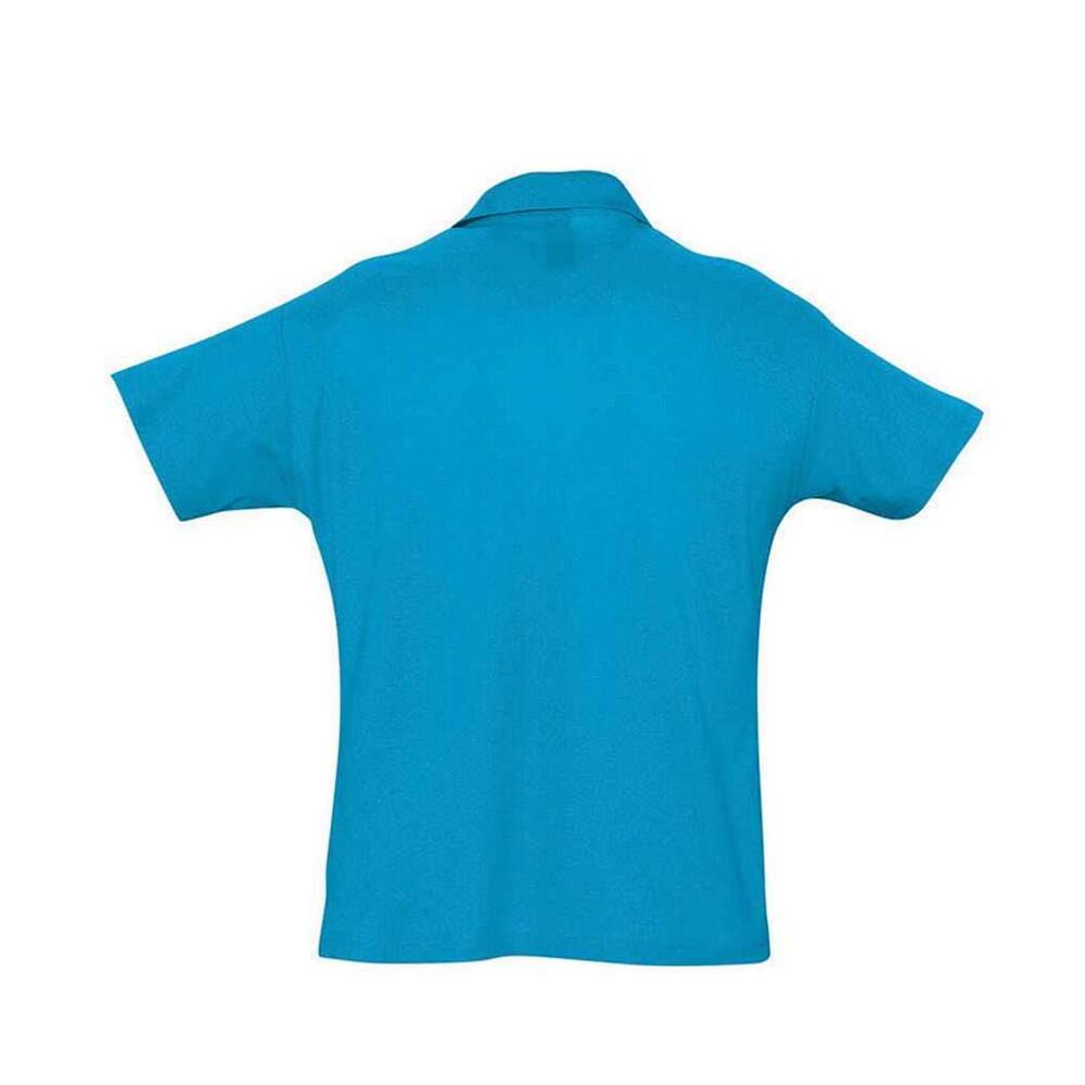 Polo SUMMER Homme (Turquoise Pâle) 2/3