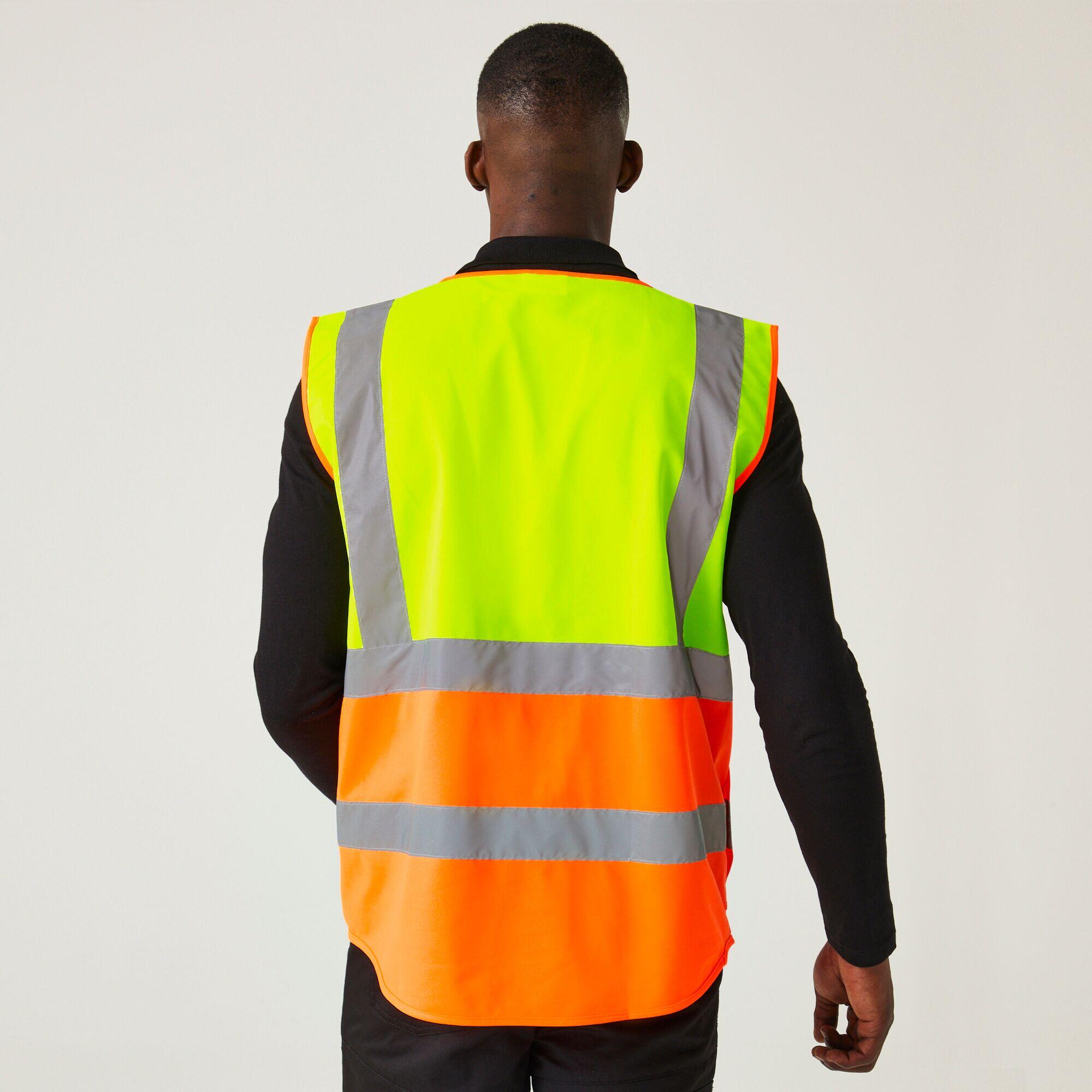 T-shirt Korte Mouwen Hiking Heren Reflecterende Strips Meerdere Zakjes 2/7