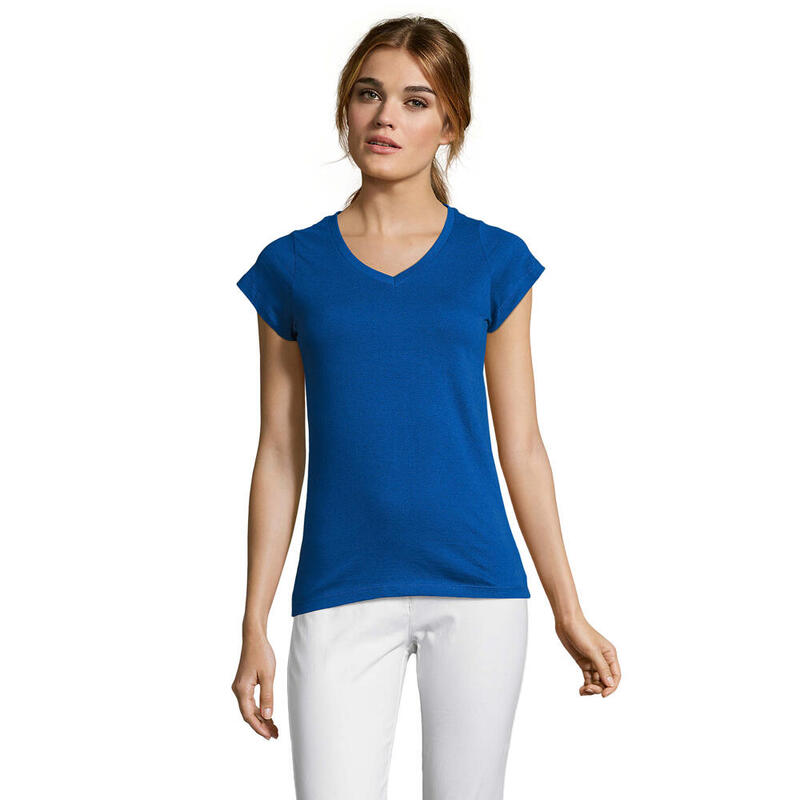 Tshirt MOON Femme (Bleu Roi)