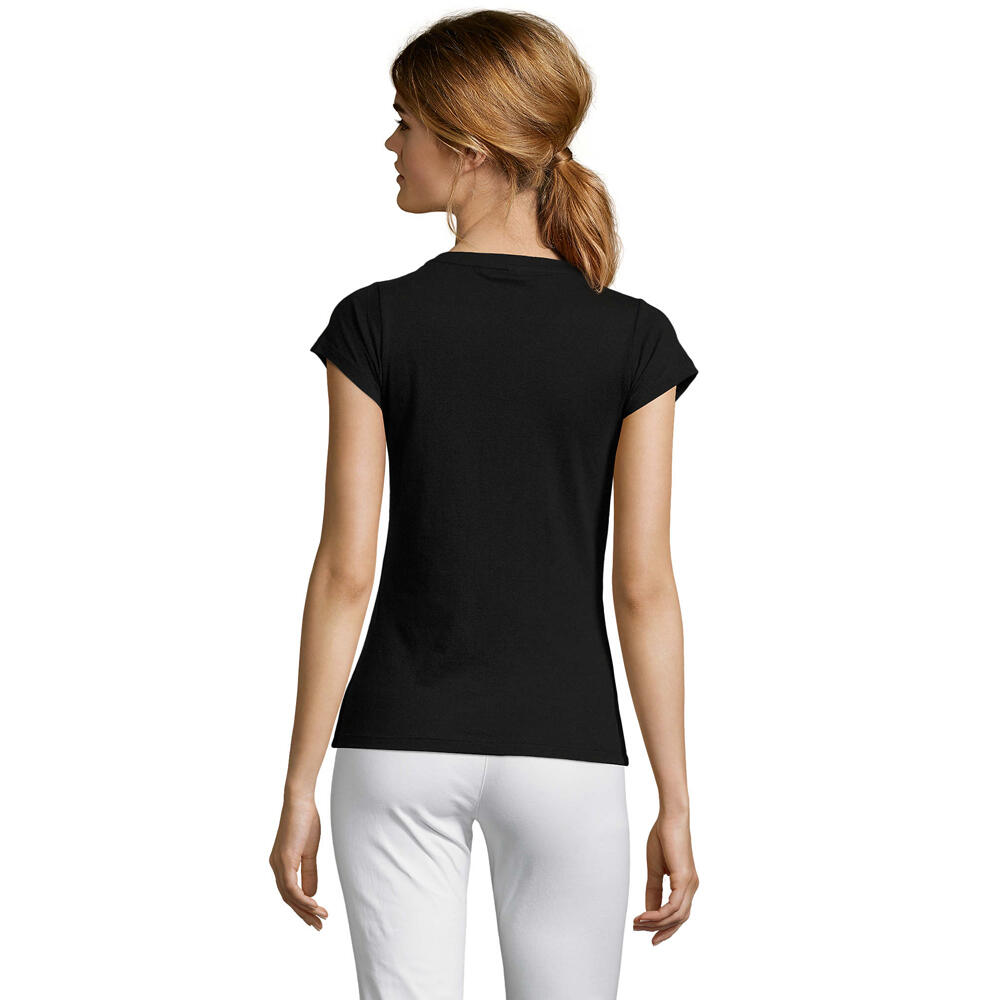 Tshirt MOON Femme (Noir) 2/4