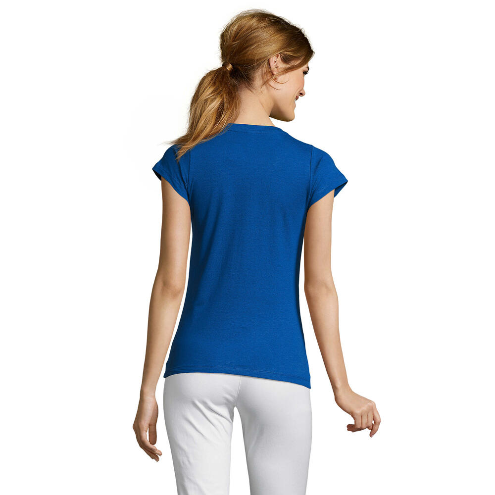 Tshirt MOON Femme (Bleu Roi) 2/4