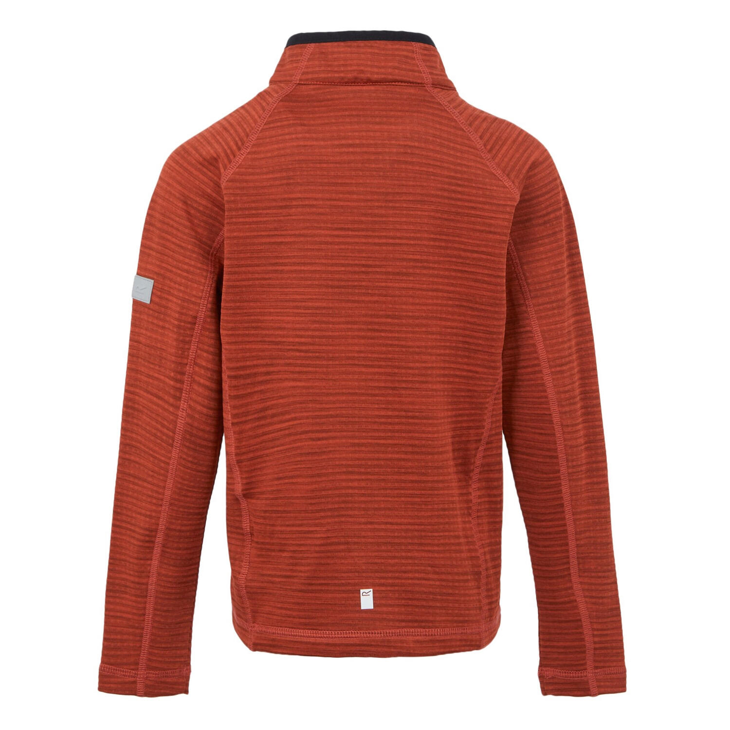 Kinderen/Kinderen Berley Half Zip Top met lange mouwen (Roodoker/Zwart) 2/4
