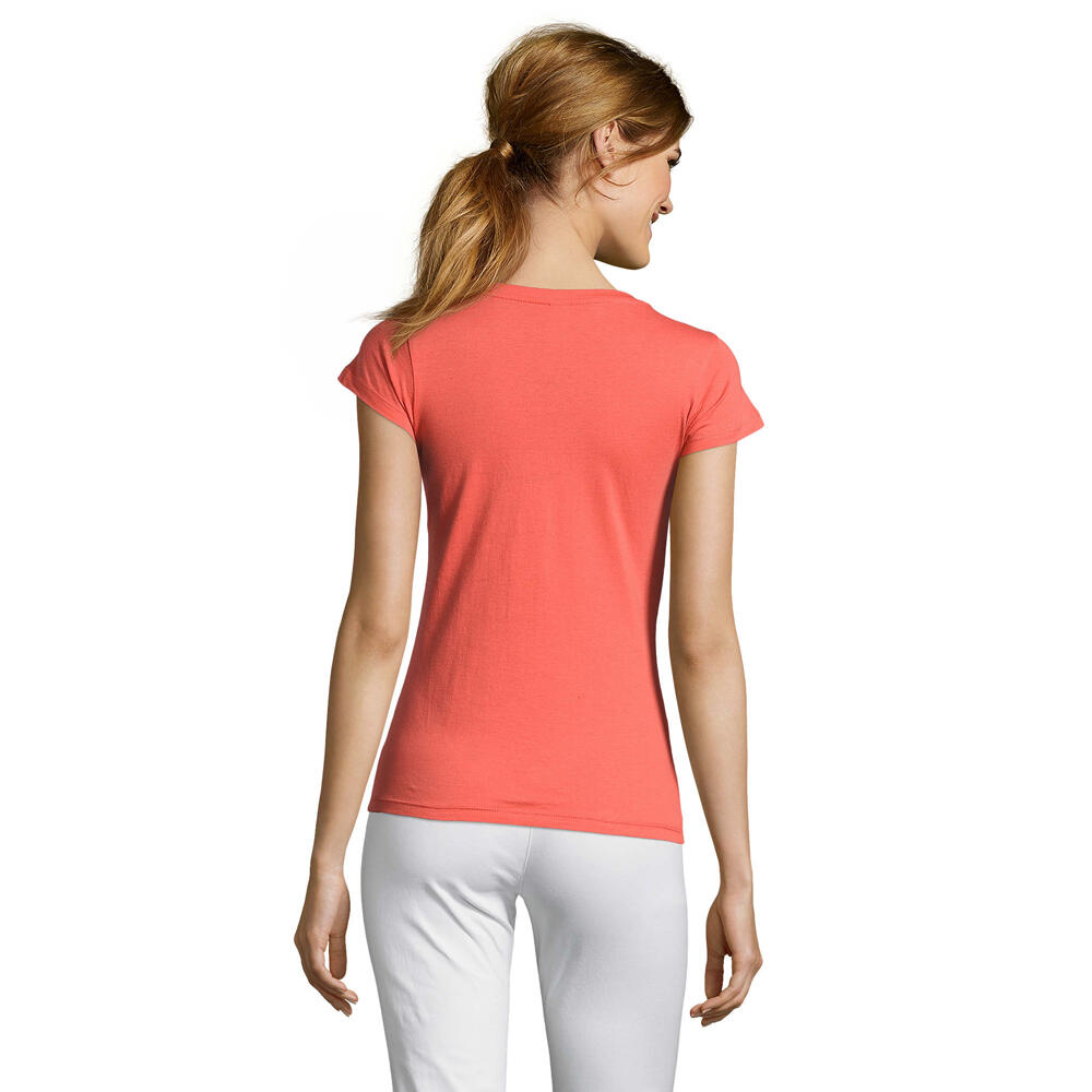 Tshirt MOON Femme (Corail) 2/4