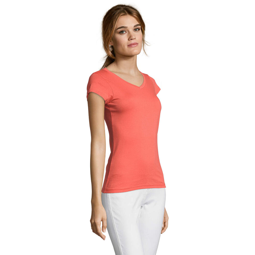Tshirt MOON Femme (Corail) 3/4