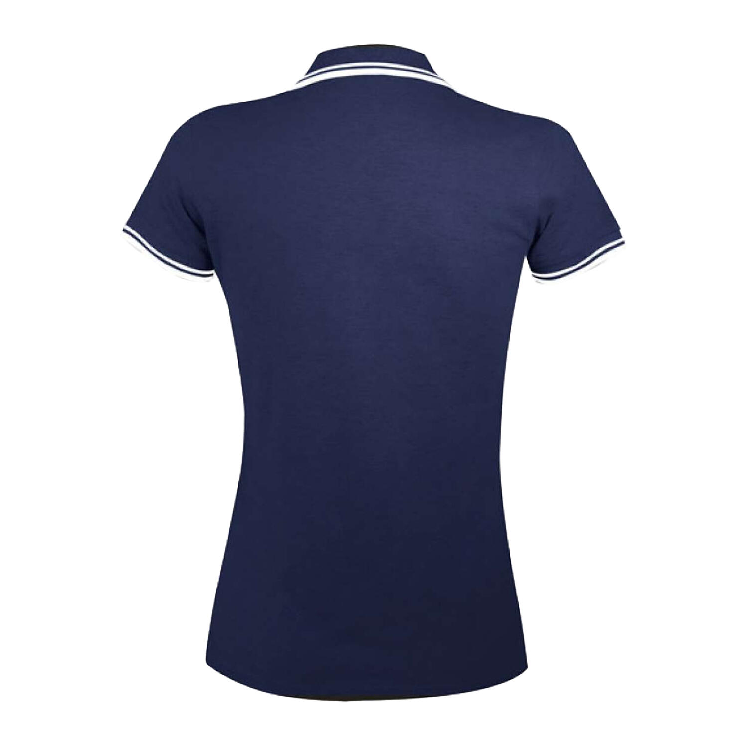 Polo PASADENA Femme (Bleu Marine Français / Blanc) 2/3