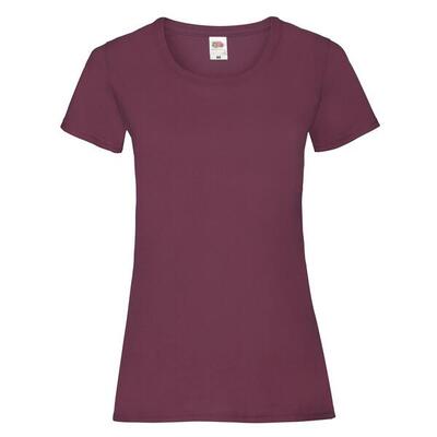 Dames valueweight tshirt (azuurblauw)