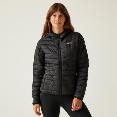Gevulde jas hiking dames quilted design hillpack iv