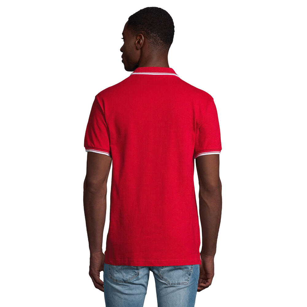 Polo PRACTICE Homme (Rouge) 2/3