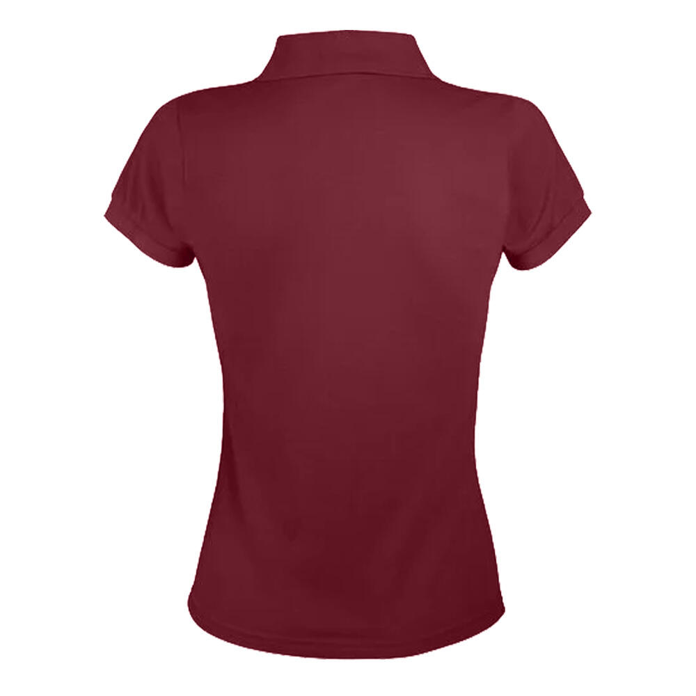 Polo PRIME Femme (Bordeaux) 2/3