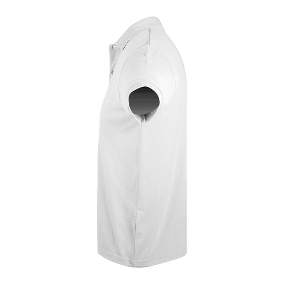 Polo PRIME Homme (Blanc) 3/4