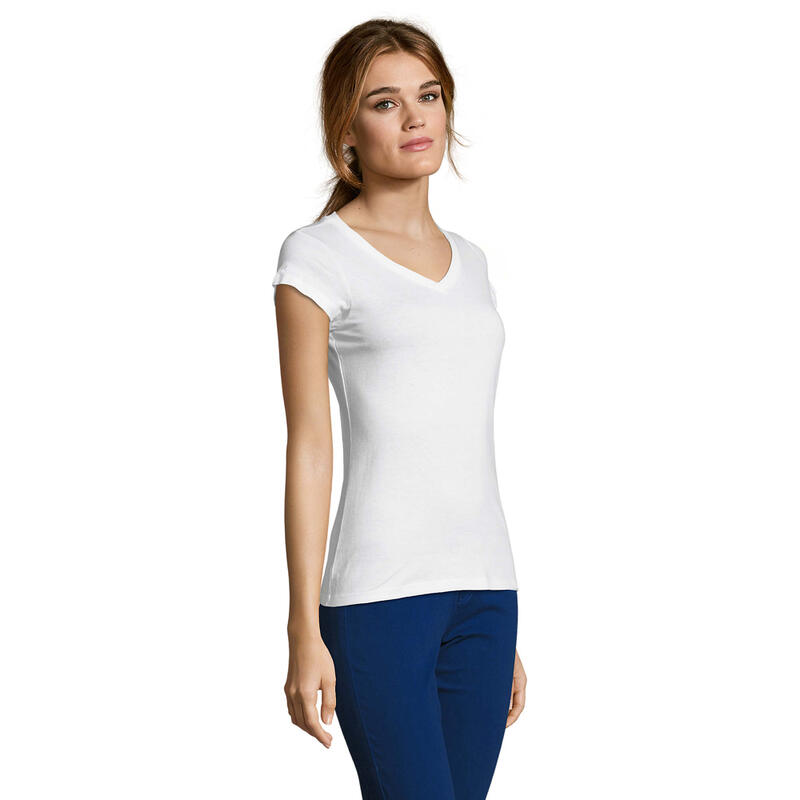 Tshirt MOON Femme (Blanc)