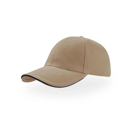 Casquette Sandwich En Coton Épais Mixte (Marron Clair / Marron Clair)