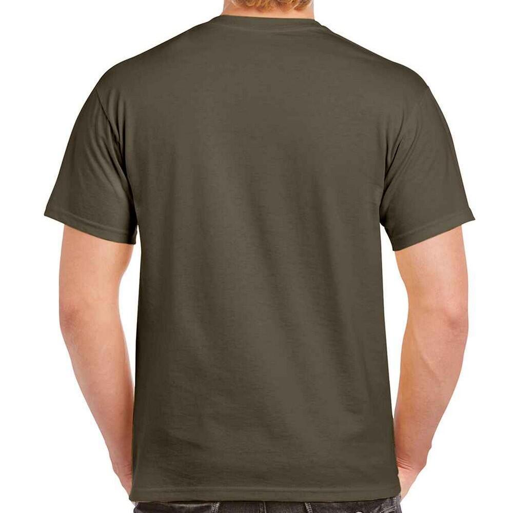 Unisex Ultra Katoenen Tshirt voor volwassenen (Olijf) 2/2