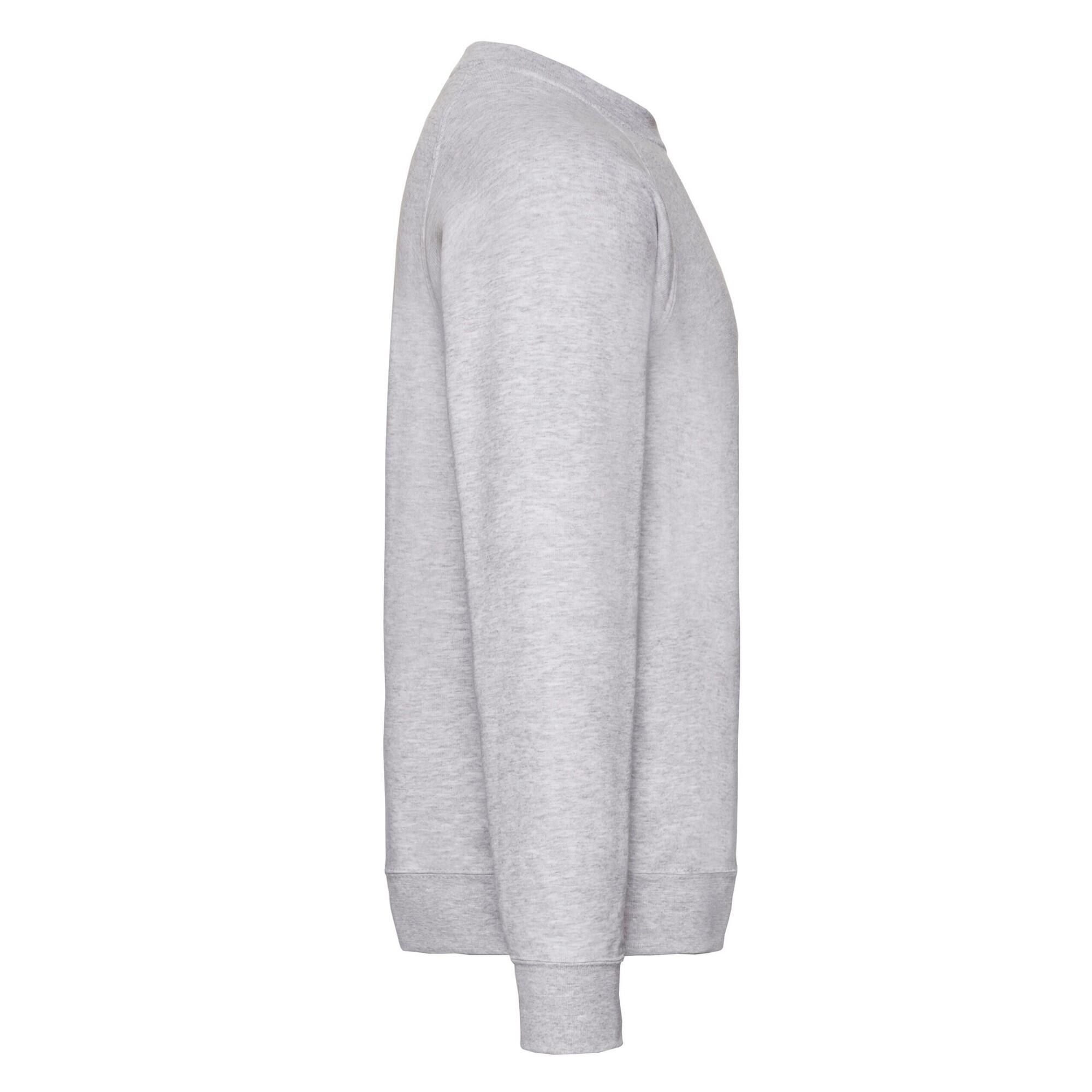Jersey Classic Lisos Raglan para Adultos Unisex Gris Jaspeado 3/3