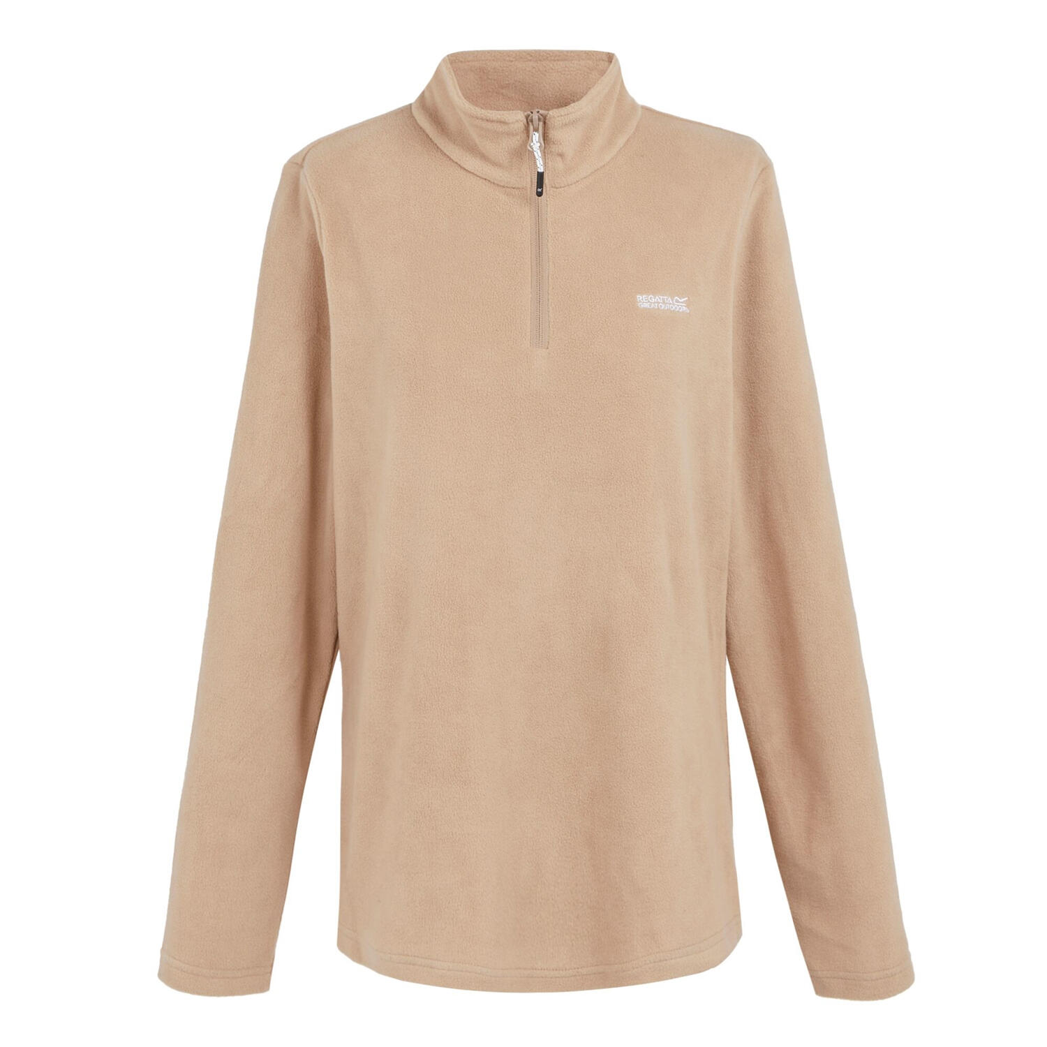 REGATTA Great Outdoors Womens/Ladies Sweetheart 1/4 Zip Fleece Top (Warm Taupe)