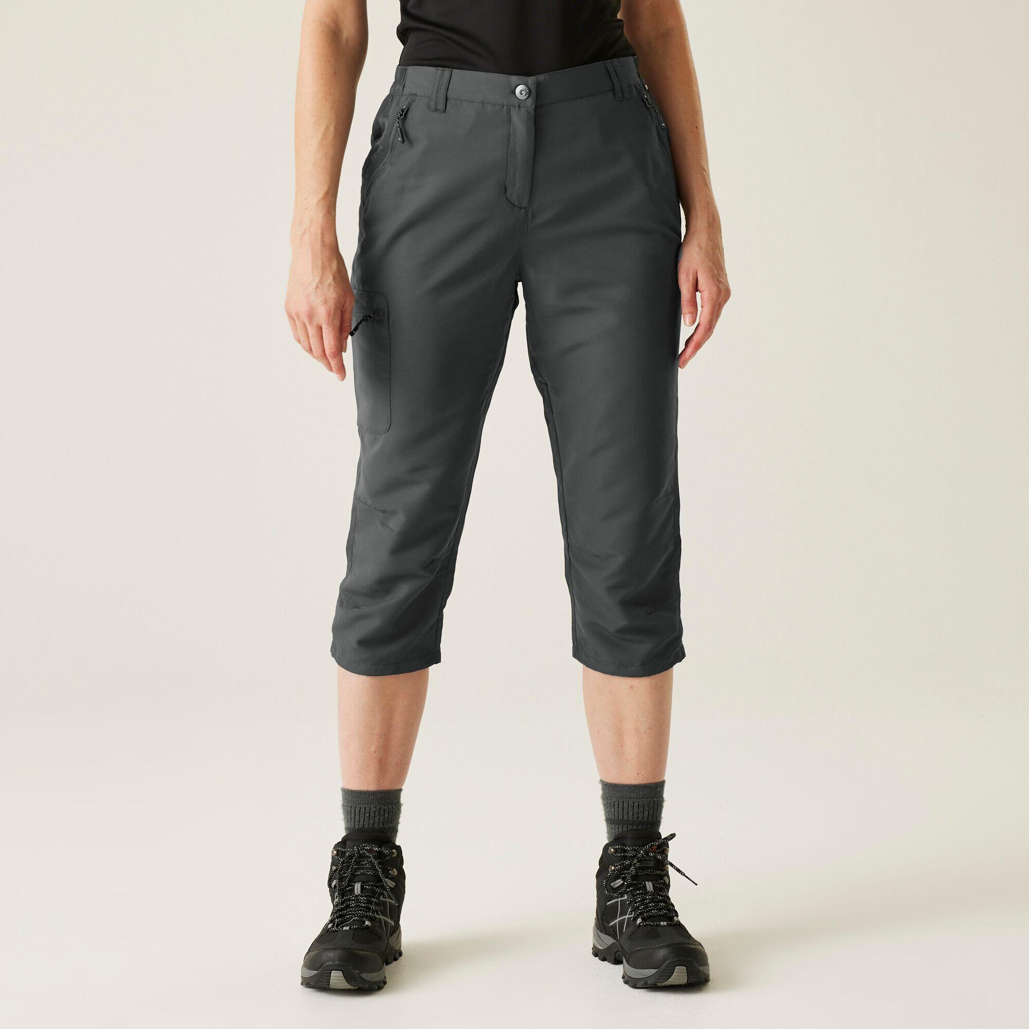 Regatta - Pantalon - Chaska Capri Navy Femme - Pantalons - Gris - Decathlon