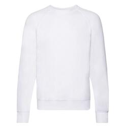 Sweat Manches Raglan Adulte (Blanc)
