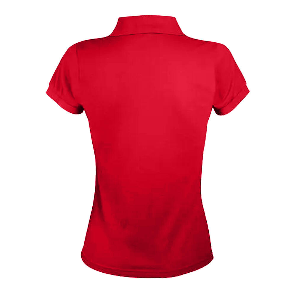 Polo PRIME Femme (Rouge) 2/3