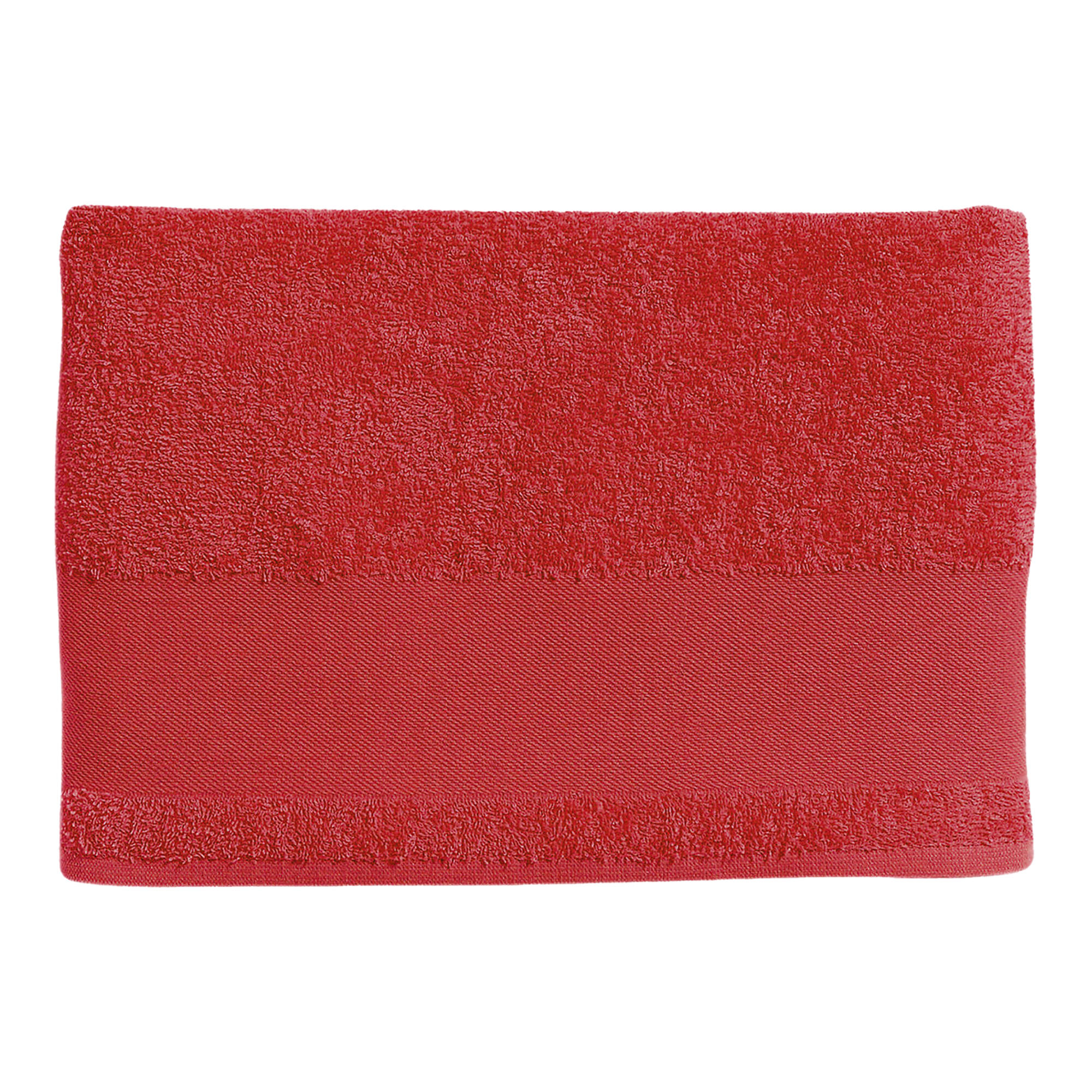 Sol's - Serviette De Bain Pour Invités Island (rouge) - Serviette - Rouge - Decathlon
