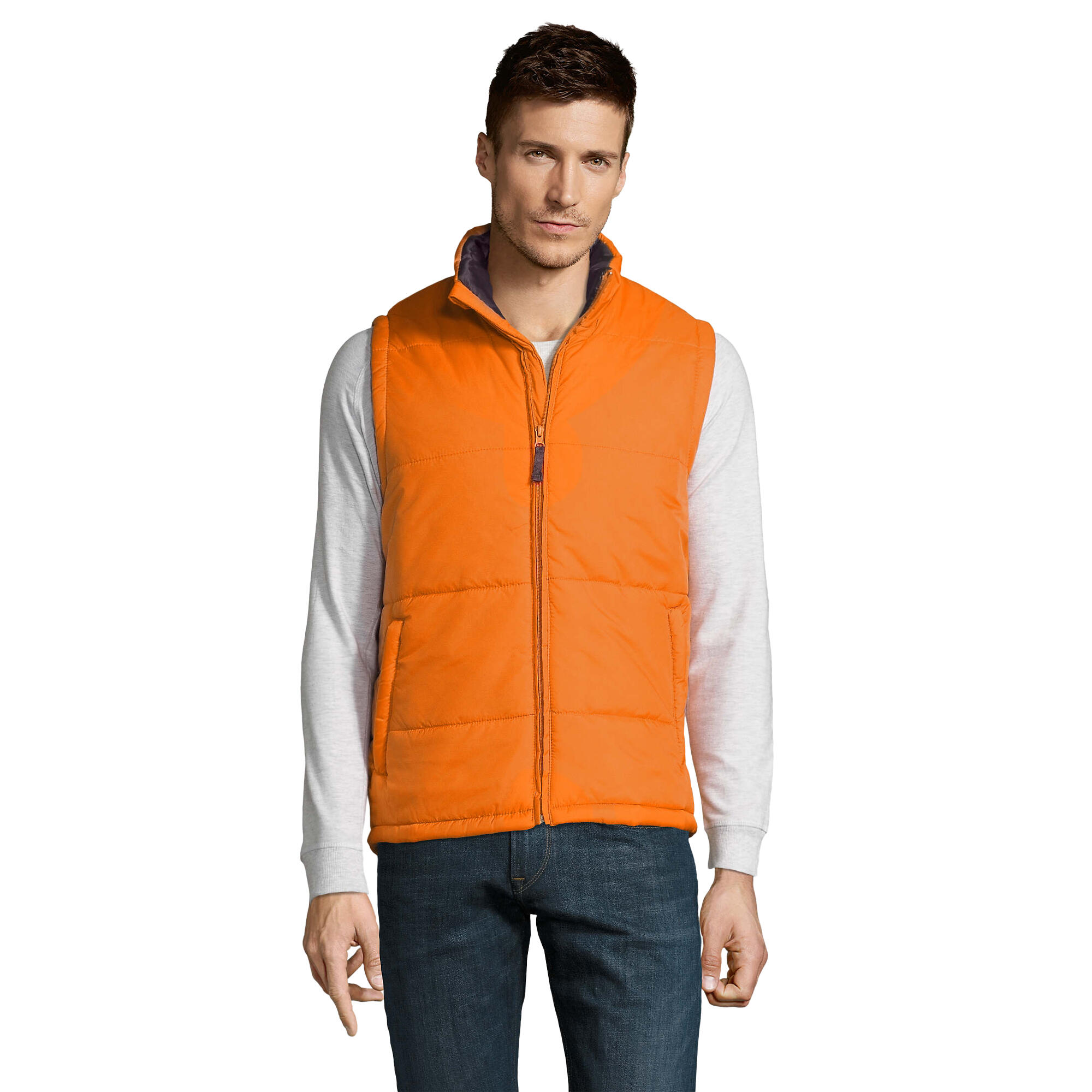 Sol's - Veste Sans Manches Warm Adulte (orange) - Gilet Sans Manche - Jaune|orange - 48 Xl - Decathlon