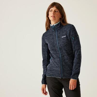 Fleece wandelen dames textuur rits ralina