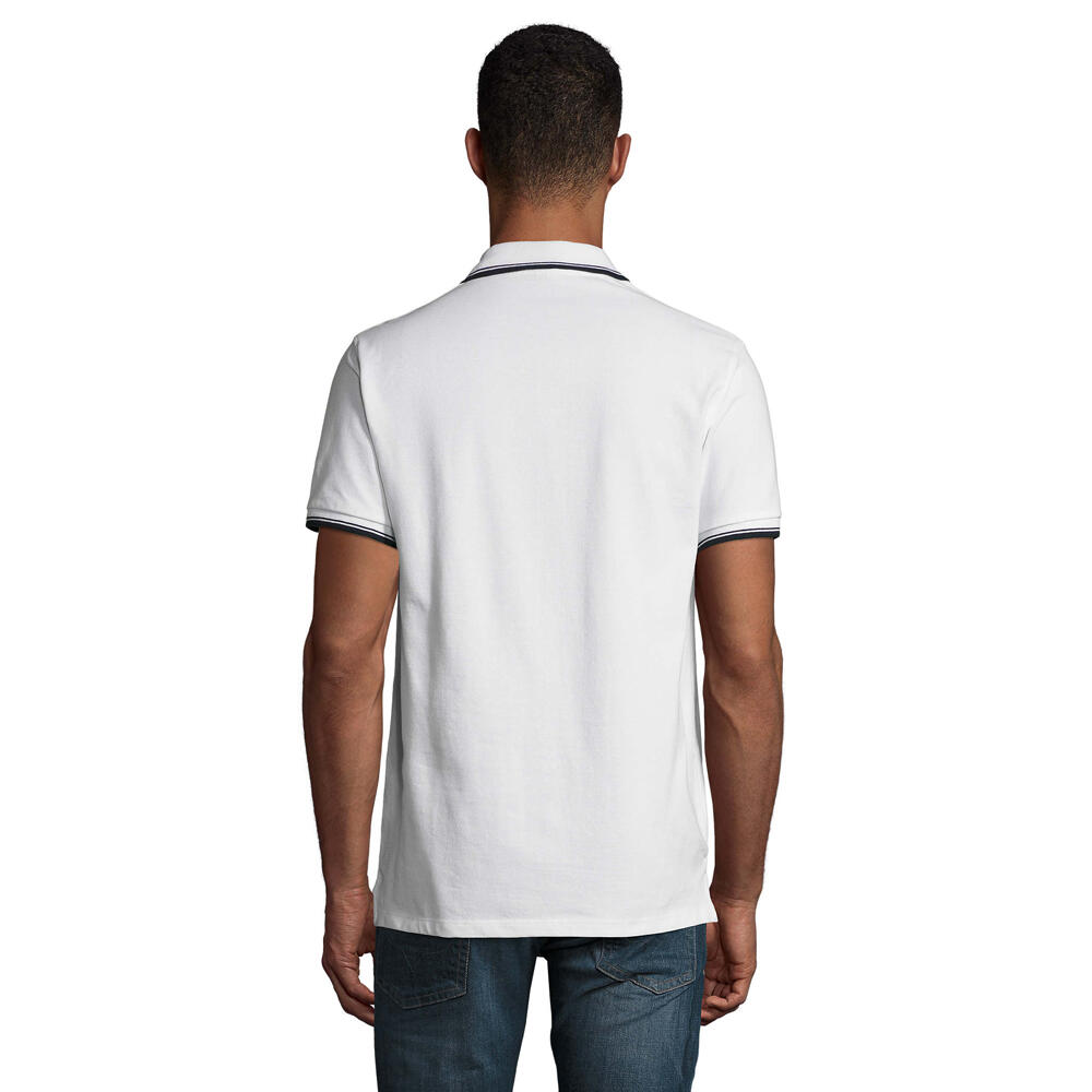 Polo PRACTICE Homme (Blanc) 2/3