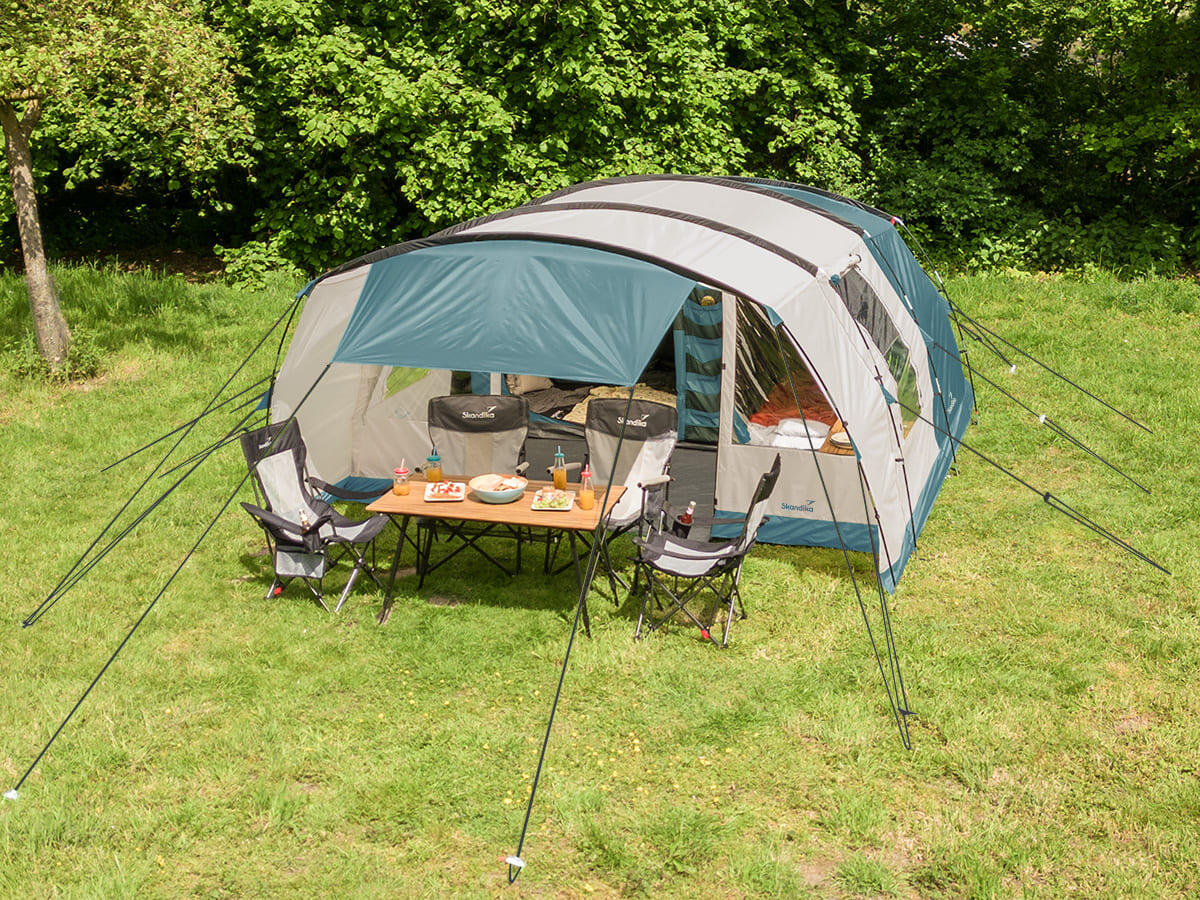 Tente tunnel - Hafslo 4 Sleeper Protect - Sol cousu - Cabine obscure - 4 pers 3/7