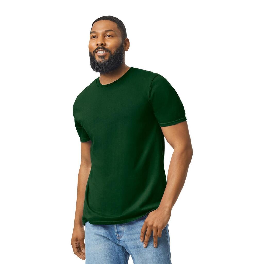 Unisex Adult Softstyle Plain Cotton TShirt (Forest Green)