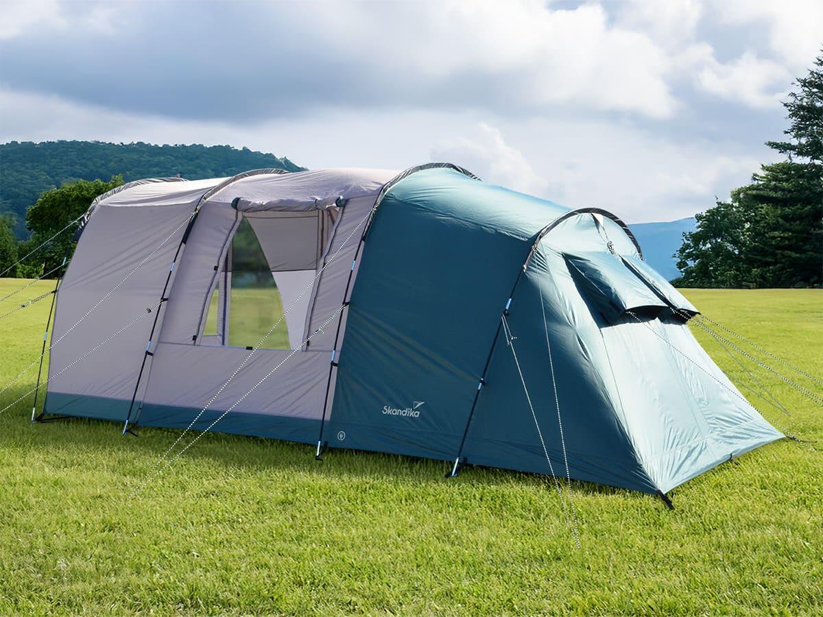 Tente tunnel - Hafslo 4 Sleeper Protect - Sol cousu - Cabine obscure - 4 pers 2/7