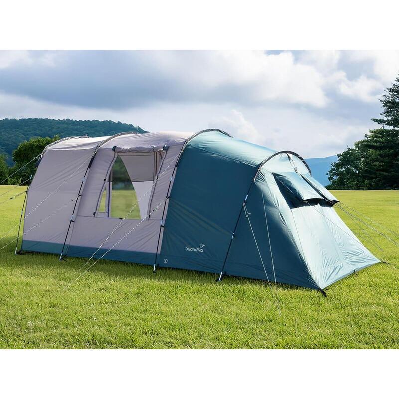 Tente Tunnel Outwell Nevada 5 Places - Poteaux PowerTec - Tapis De Sol Inclus - Neuf