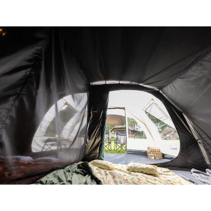 Namiot kempingowy tunelowy Hafslo 4 Sleeper Protect, 4-osobowy, 1-2 sypialnie