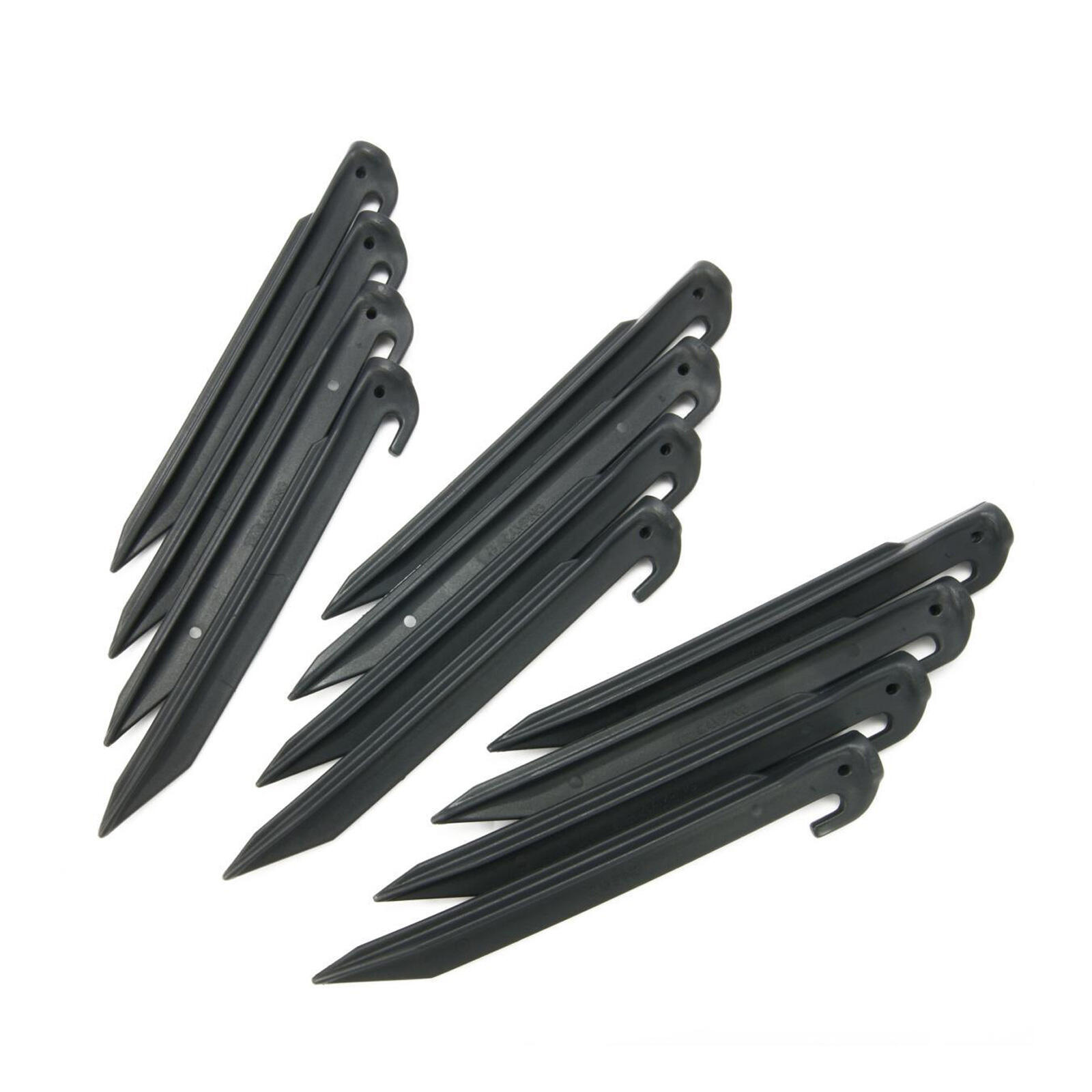 Camping Zeltheringe für weiche Böden - 23 cm - 12 Stück - Kunststoff - Tahoma 6/7