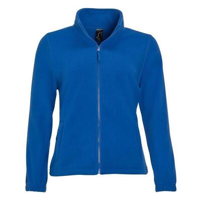 Dames north full zip fleece jacket (bosgroen)