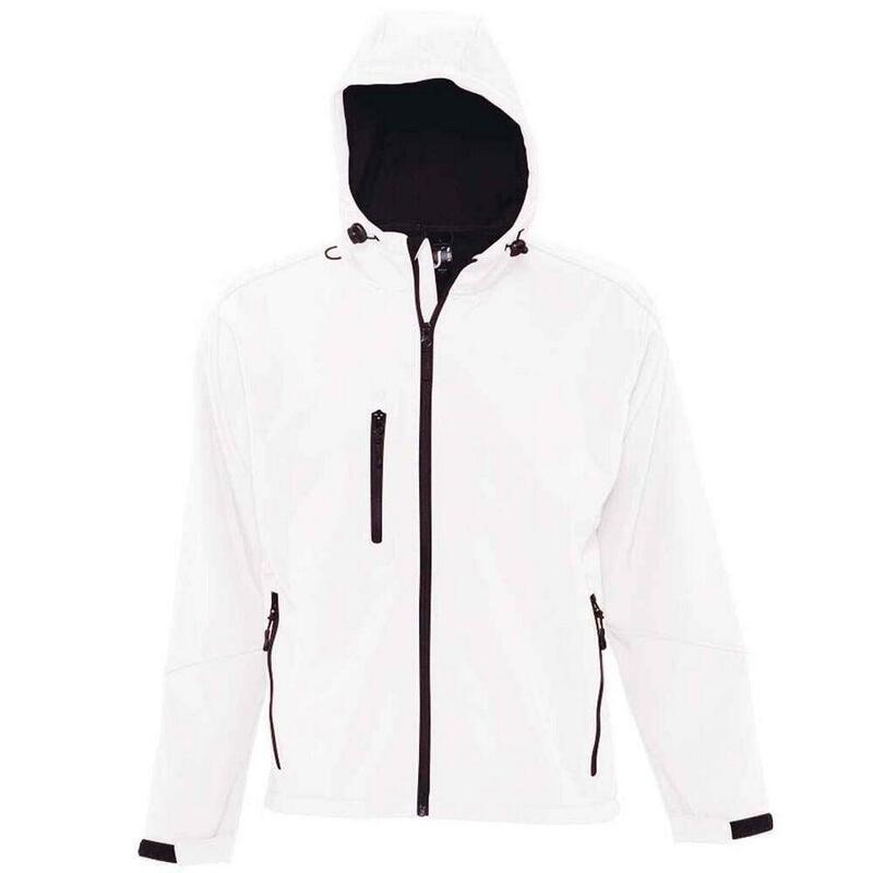 Jacheta Soft Shell Drumeții În Natură SOLS Replay Cu Glugă Bărbați