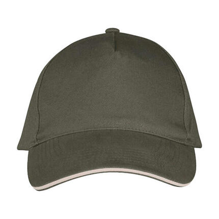 Casquette De Baseball LONG BEACH (Blanc / Bleu Marine)