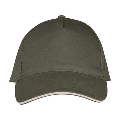 Long beach 5 paneel baseball cap (leger)
