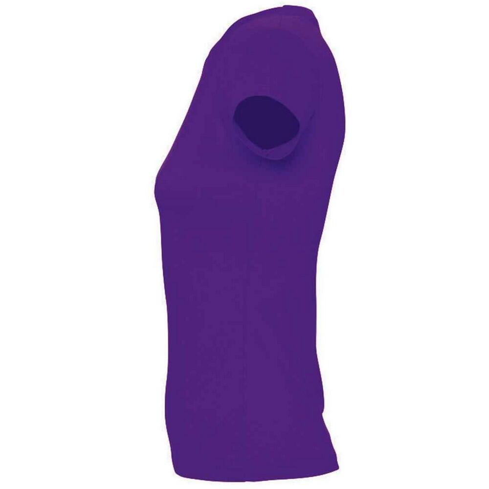 Tshirt IMPERIAL Femme (Violet Foncé) 3/4