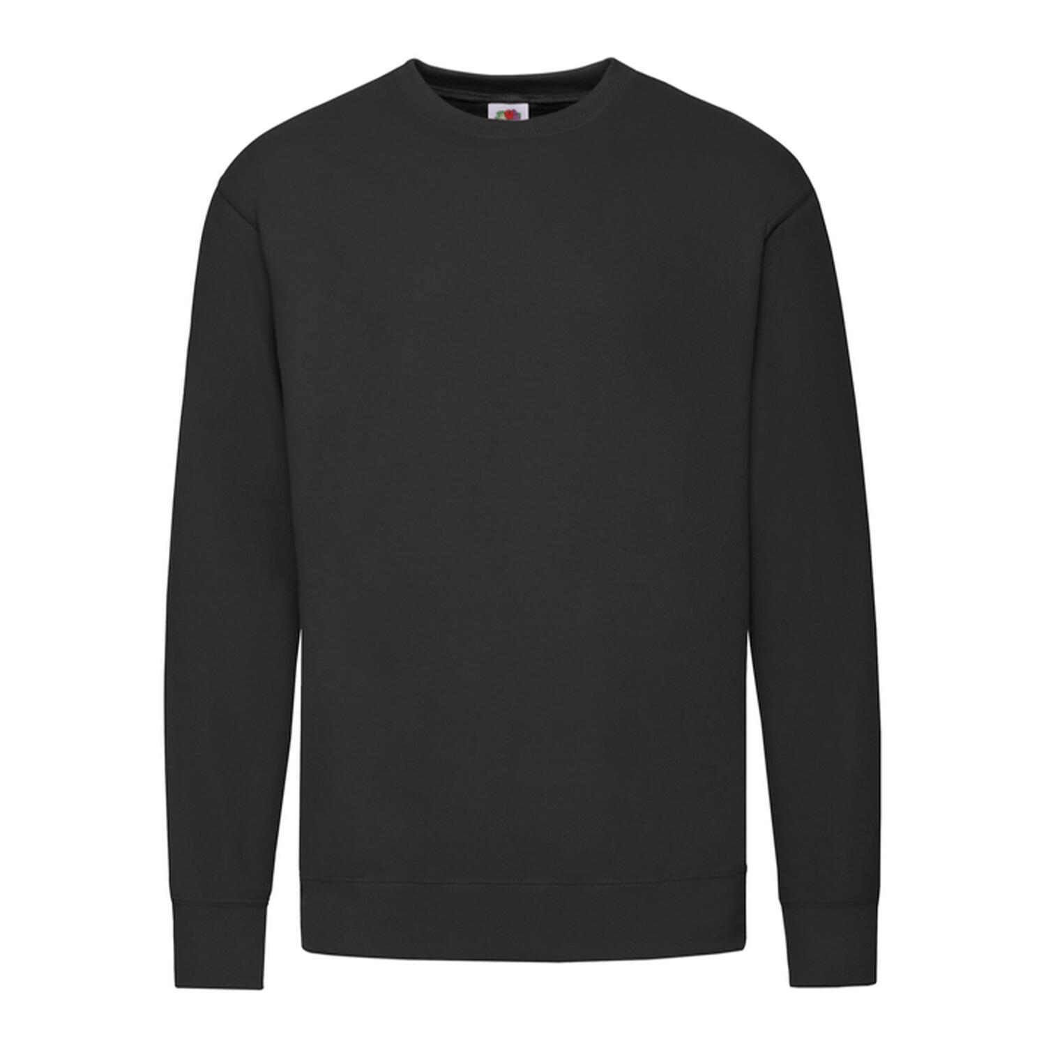 FRUIT OF THE LOOM Felpa A Giro Adulto Unisex Fruit Of The Loom Nero