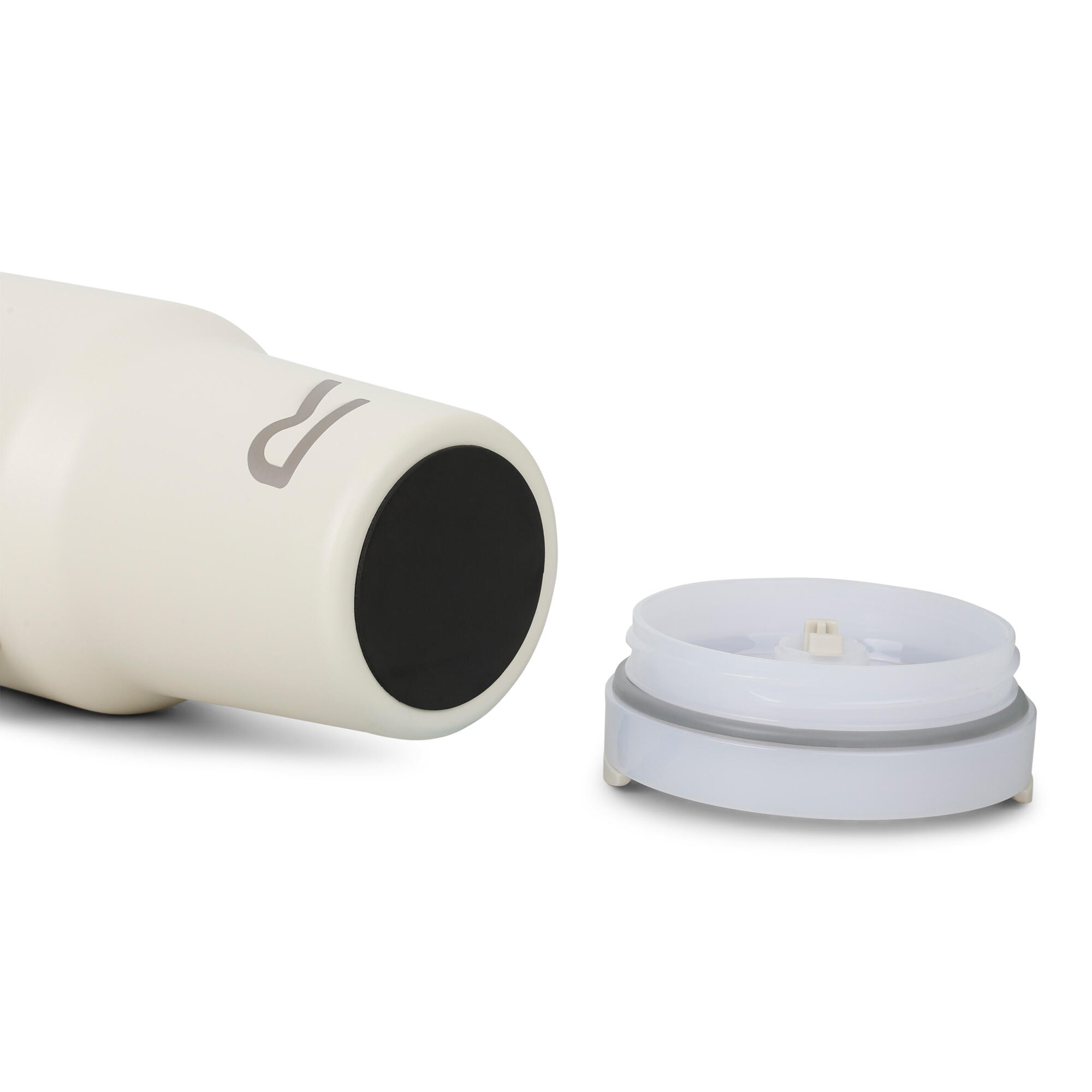 Compacte en Handige RVS Thermosfles met Geïntegreerde Beker voor