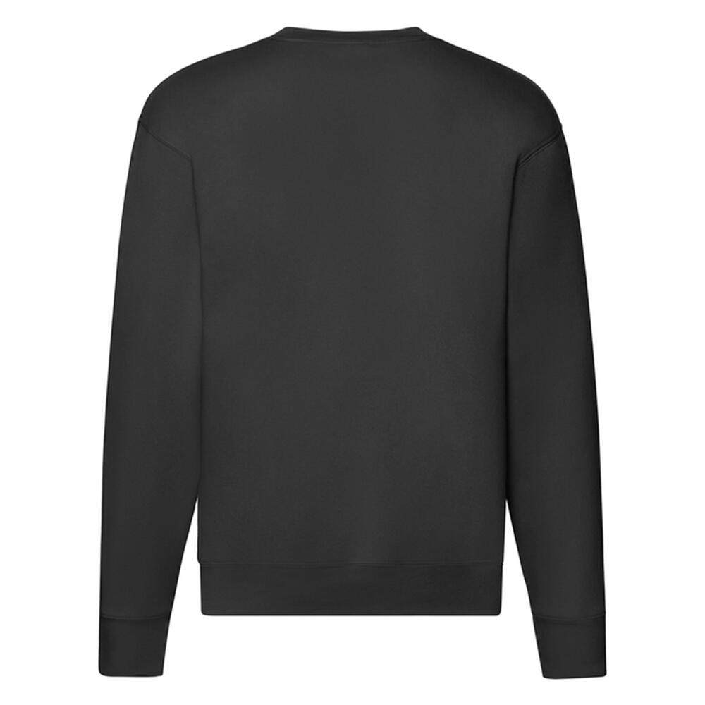 Felpa A Giro Uomo Fruit Of The Loom Premium Nero 2/3