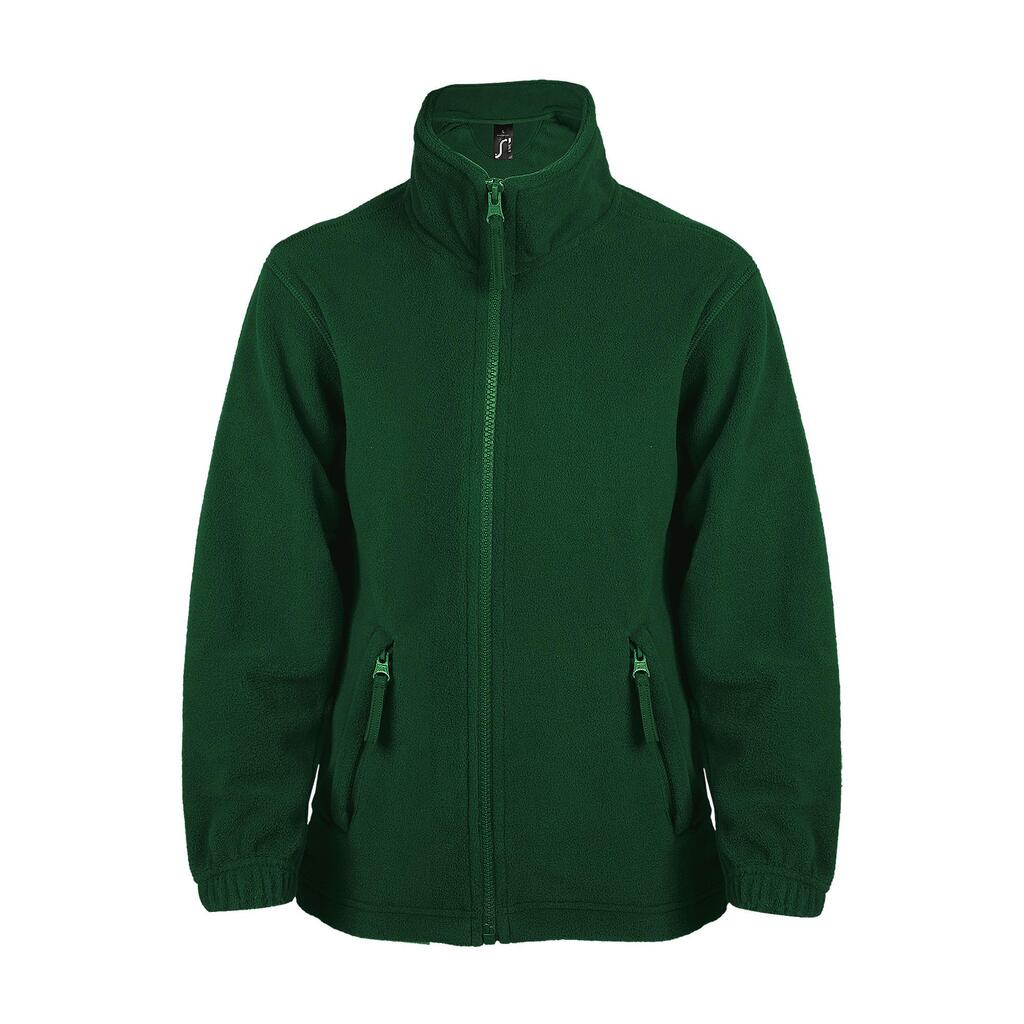 Childrens/Kids North ZipUp Fleece Jacket (Forest Green)
