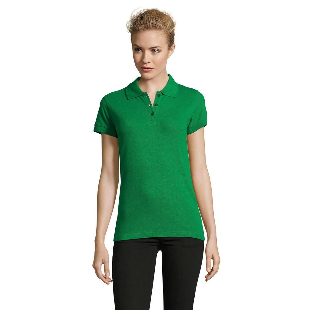 Womens/Ladies Perfect Polo Shirt (Kelly Green)