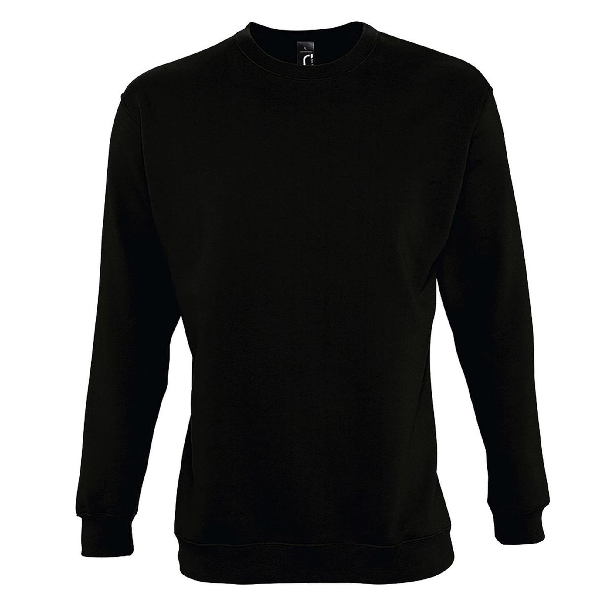 Uniseks Adult New Supreme Sweatshirt (Zwart) 1/4