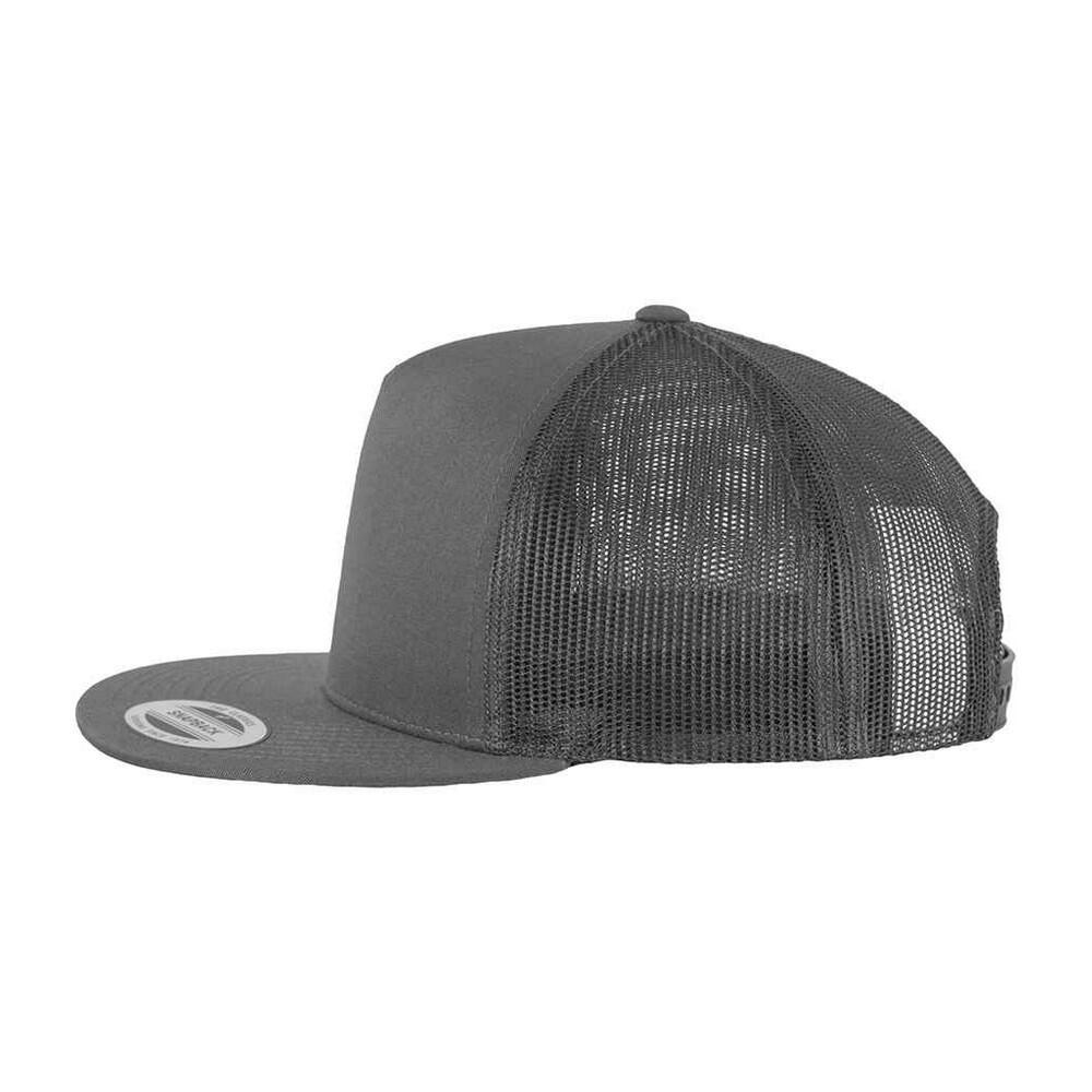 "Classic" Trucker Cap Damen und Herren Holzkohle 3/4