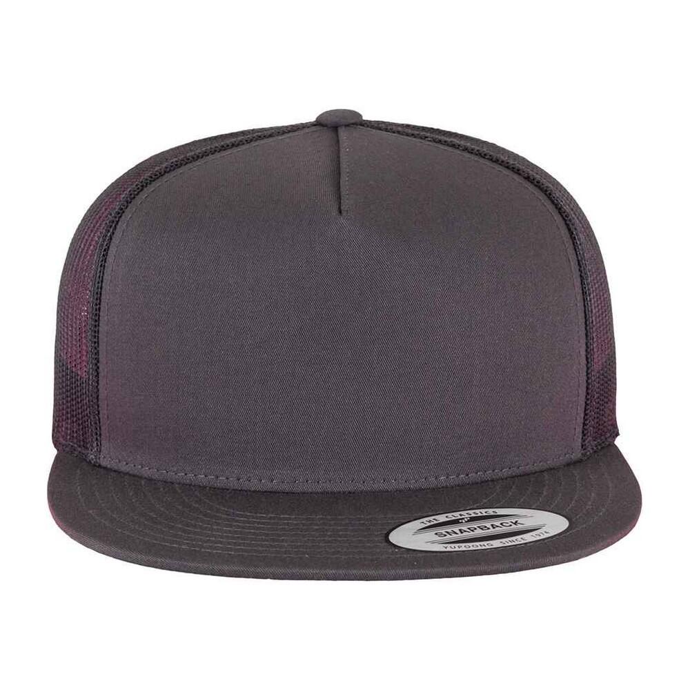 "Classic" Trucker Cap Damen und Herren Holzkohle 4/4