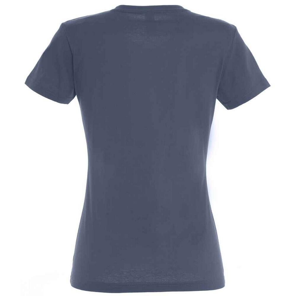 Tshirt IMPERIAL Femme (Bleu Denim) 2/4